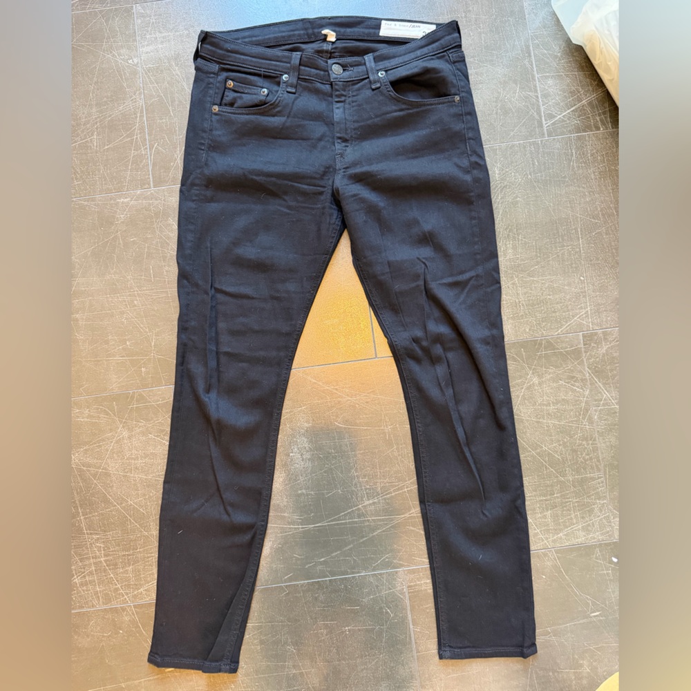 Rag & Bone Men's Black Skinny Jeans